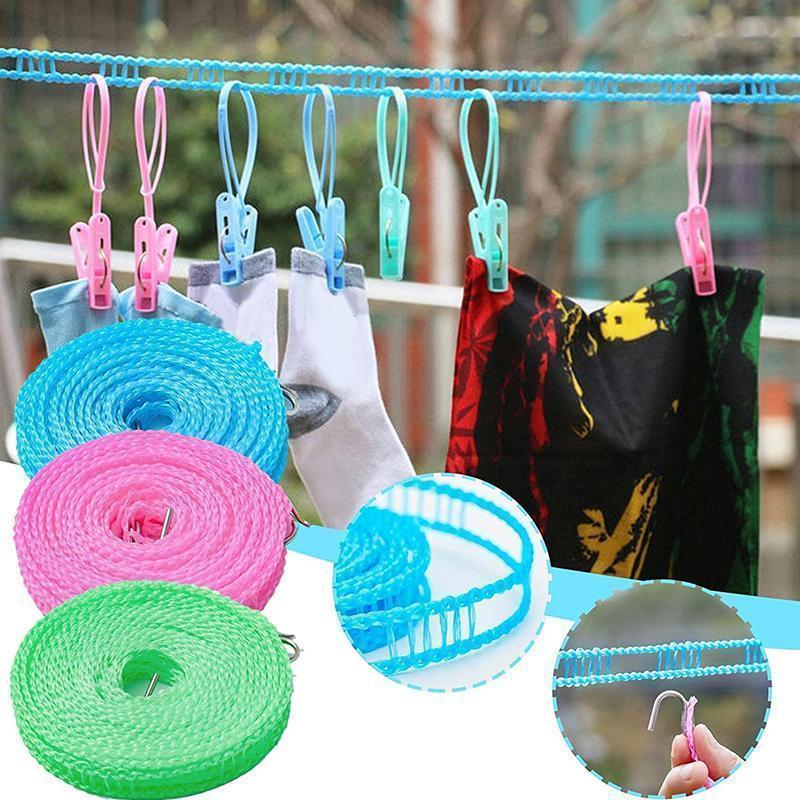 Product Introduction of 5M Washing Line, Nylon Washing Line, Outdoor Washing Line, Camping Washing Line, Exterior Washing Line FüR Indoor- Und Outdoor-CampingbüGel, 22