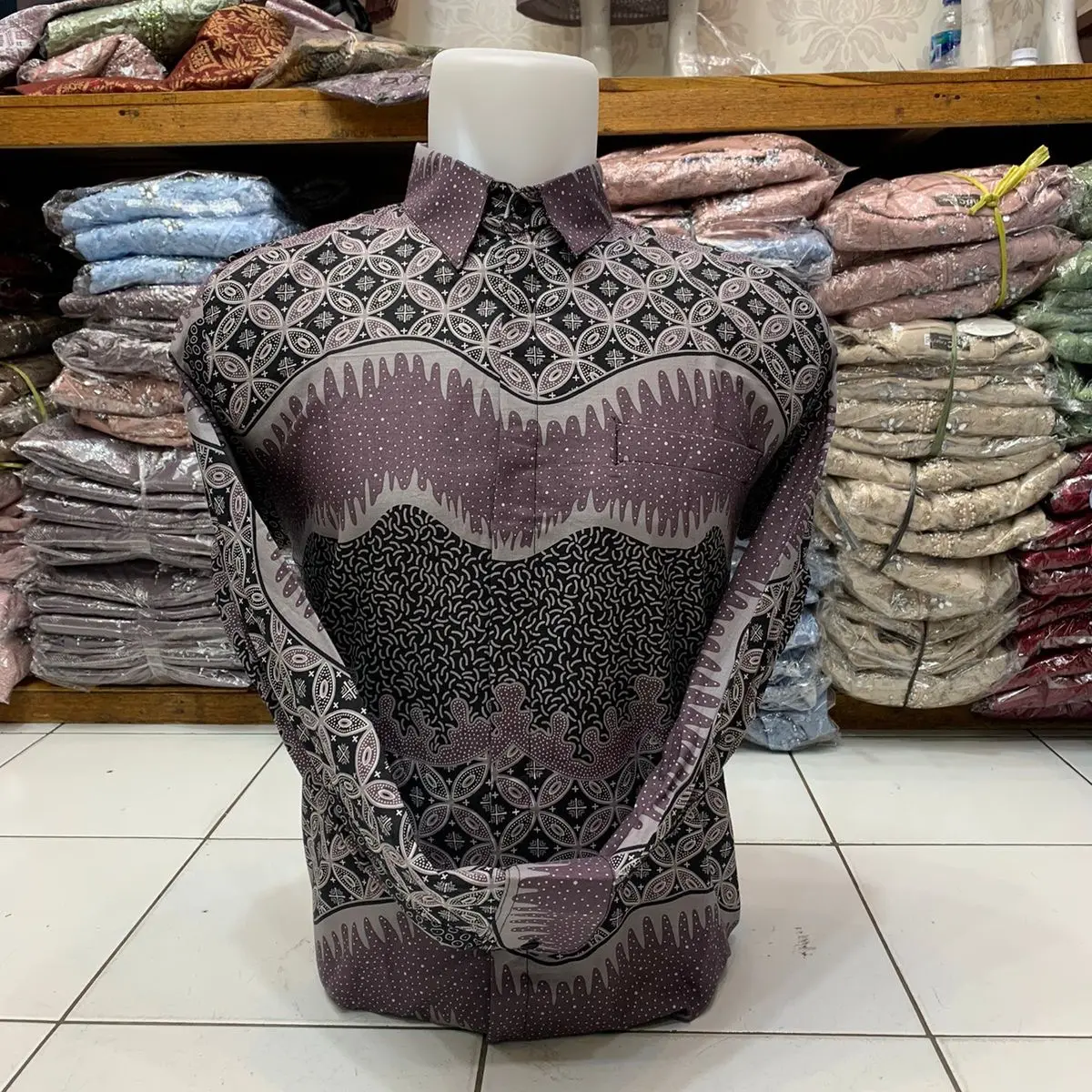 Kemaja Batik Panjang Tangan/Batik Katun/Batik Lengan Panjang/Batik Katun Premium/Batik Terbaru/Batik Termurah Katun