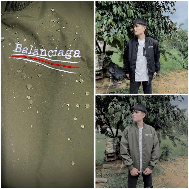 Áo Gió Bomber Thêu 2 Mặt Chữ Trượt Nước Cản Gió Hai Lớp Chống Tia UV Nam Nữ Đẹp Menswear Jacket Áo Gió Khoác Mùa Hè Dày Dặn Giữ Ấm Chống Nước Bền Đẹp