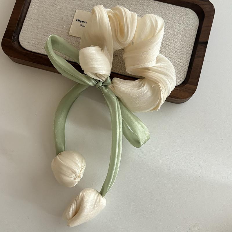 Kẹp Tóc Ruy Băng Hoa Tulip, Thời Trang Và Thanh Lịch, Dành Cho Phụ Nữ Và Trẻ Em Gái Women 2