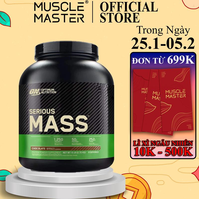 [TẶNG BÌNH] Sữa Mass - ON SERIOUS MASS 6LBS