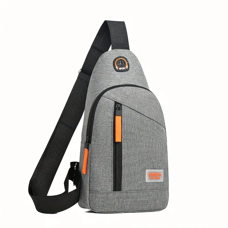 New Chest Bag Men's Fashion Trend Large Capacity Single Shoulder Messenger Casual Men's Bag