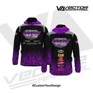 JAKET RACING / PARASUT WATERPROOF / BEBAS DESIGN NAMA, NOMOR, SPONSOR