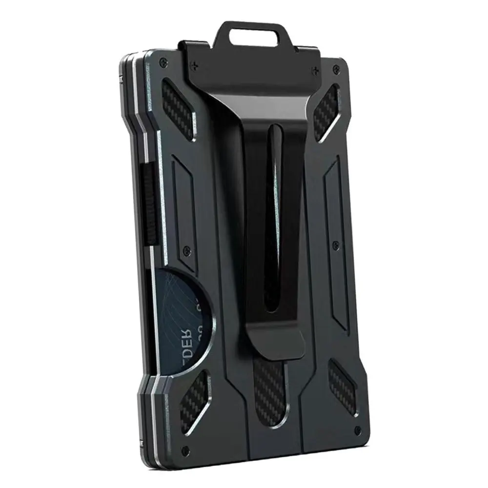 Aluminum Alloy Card Holder for Men Wallet Credit Card Holder for Carrying Business Card