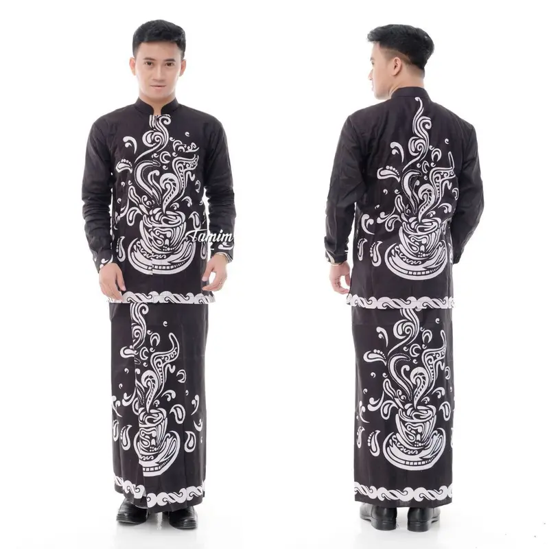 SETELAN SARUNG KOKO TERBARU - SETELAN KEMEJA KOKO SARUNG - SET SARKO - SARUNG SANTRI 5