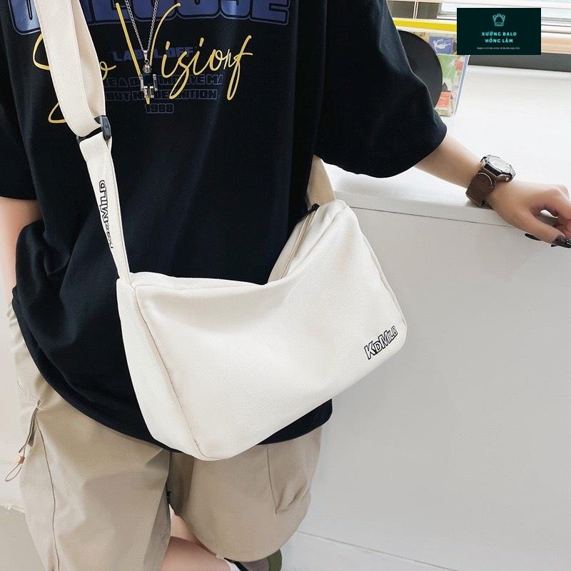 Túi đeo chéo đeo vai nam nữ cỡ lớn trẻ trung phong cách unisex đi học đi chơi du lịch đựng sách vở điện thoại