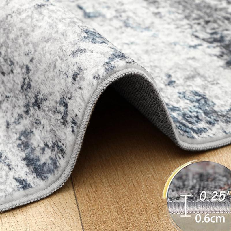 Modern Non-slip Soft Carpet, Rectangle Home Decorative Mat, Anti-slip Floor Mat for Living Room Bedroom Home Decor, Large Living Room Rugs 5