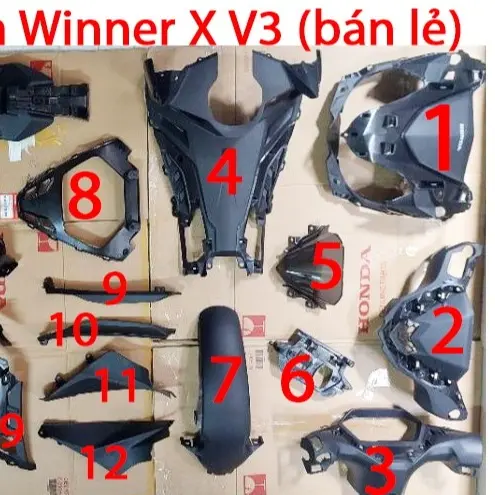 Dàn áo nhựa nhám Winner X 2022 (Winner V3) - bán lẻ 0