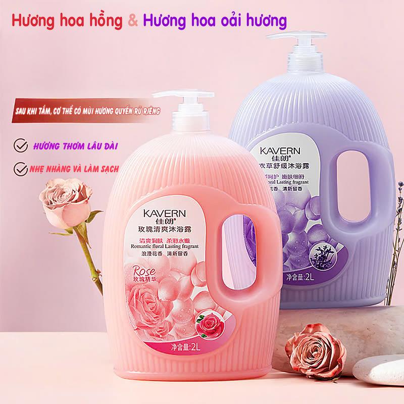 Sữa Tắm Cao Cấp KAVERN 1 Lít  Chính Hãng Đã Kiểm Định Đủ Loại Hương