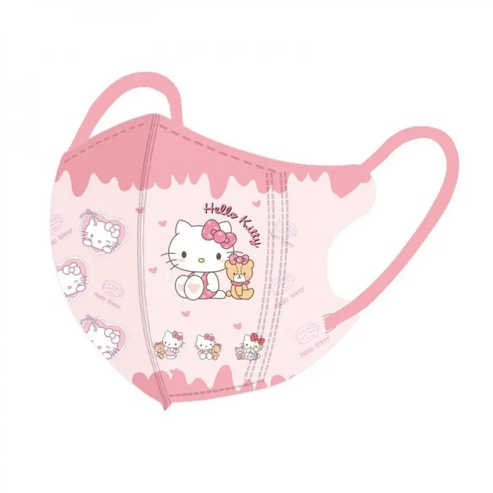 10Pcs/50Pcs Cartoon Cute Children 3D Mask 3D Cartoon Mask Disposable 4-Layer Protective Packaging