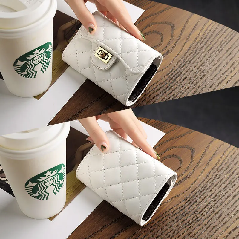 Túi Đựng Thẻ, Cỡ Nhỏ, Da Mềm,    Kẹp Thẻ, SUPO BAG INS Mẫu Mới Nữ Wallet Hình Chữ Nhật Ví thông thường 6