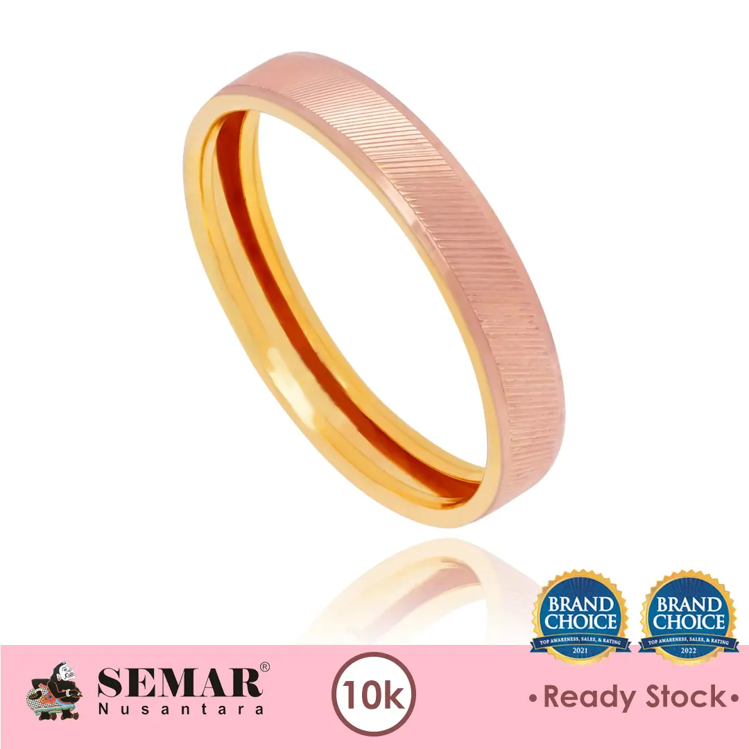 Cincin Emas Arsir Polos 10K Semar Nusantara