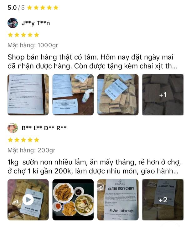 Product Introduction of Tặng thêm 100gr Sườn Chay Pháp Ấn 1 kg,chiên, nướng, lẩu 1