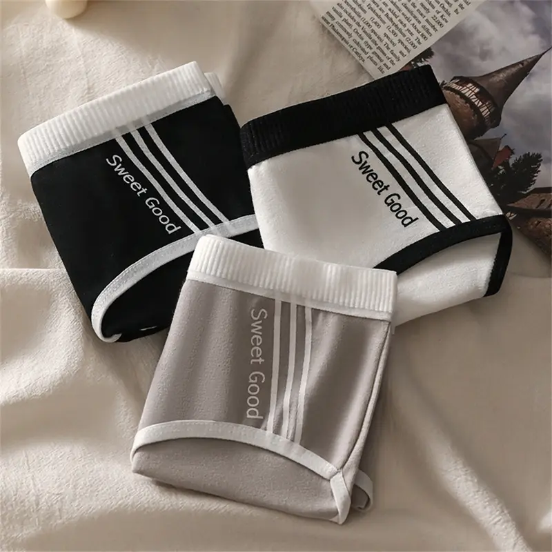 Quần Lót Cotton, Không Đường May, Cạp Thường Dành Cho Nữ, Thoải Mái Và Thoáng Khí, Co Giãn, Quần Lót Thân Mật, Thích Hợp Cho Phụ Nữ, Đồ Lót Thể Thao 4
