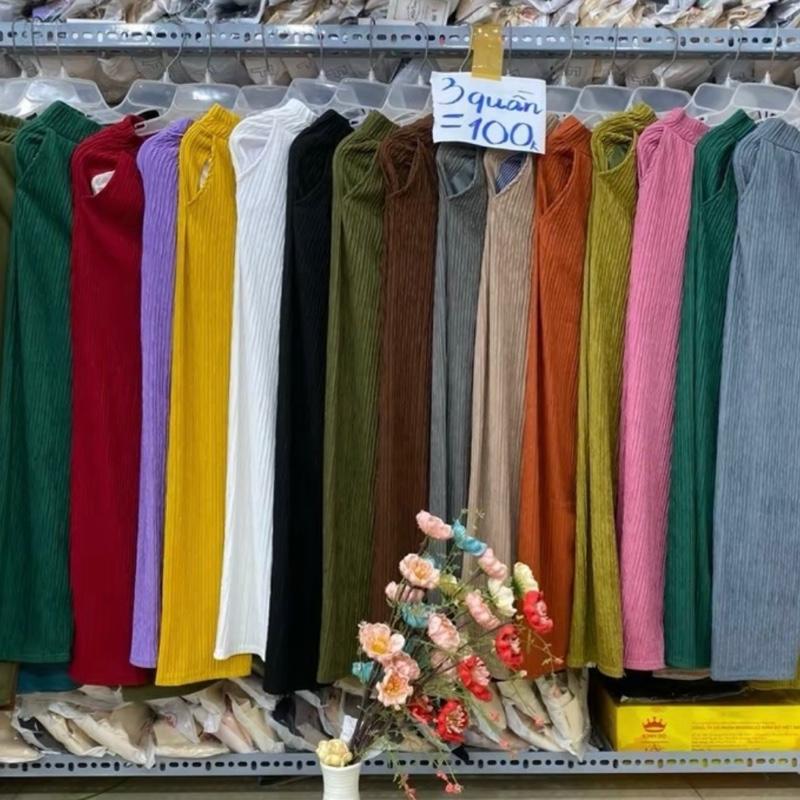 Combo 3quần vải  sop nhật cao cấp co giãn bốn chiều chất vải mềm mịn mặc rất nhẹ nhàng và thoải mái Nữ 0