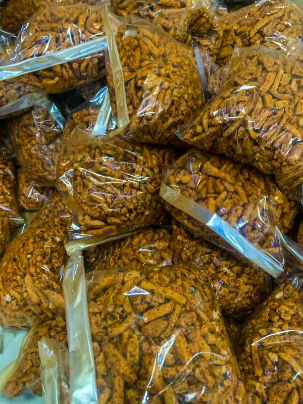 (FLASH SALE) BASRENG PEDAS DAUN JERUK 1kg Spices cemilan  basreng 4