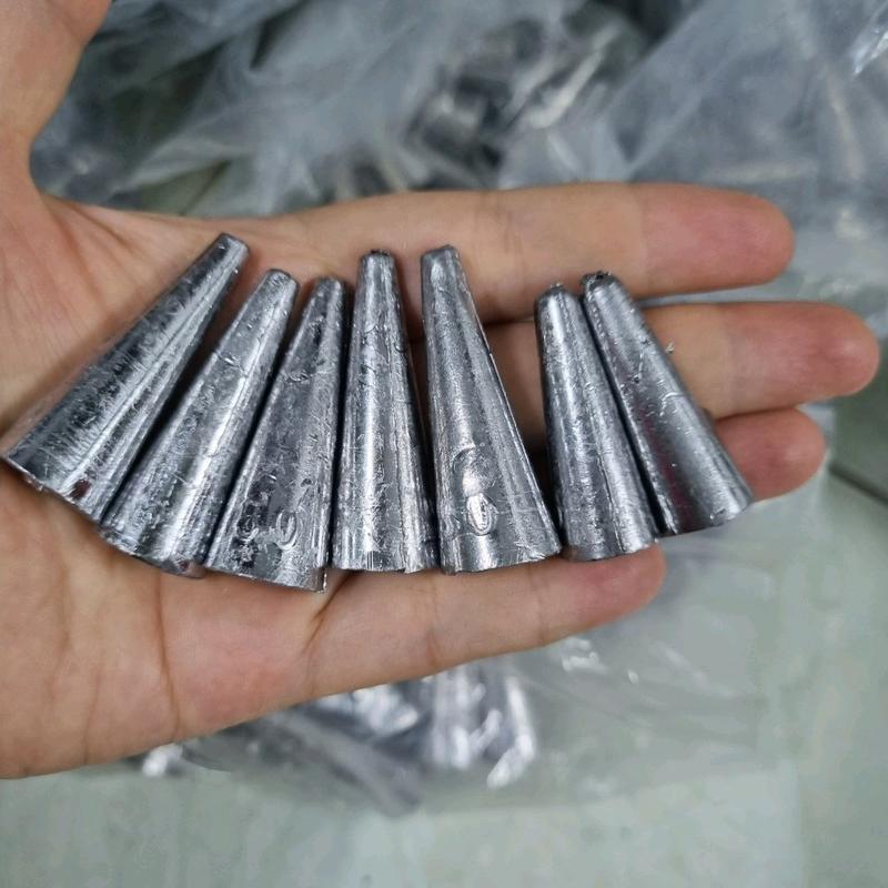 {1kg} Chì Câu Cá Hình Nón Xuyên Tâm Đủ Cỡ 5g-200g Đi Câu