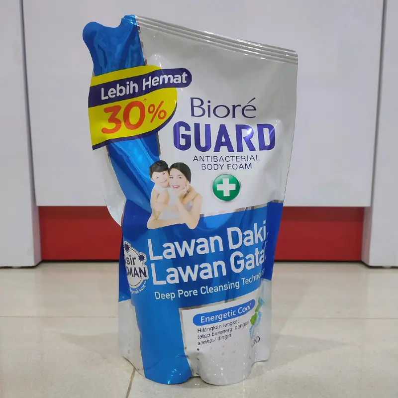 BIORE GUARD Antibacterial Body Foam | Body Wash | Sabun Mandi Cair Refill Pouch 2