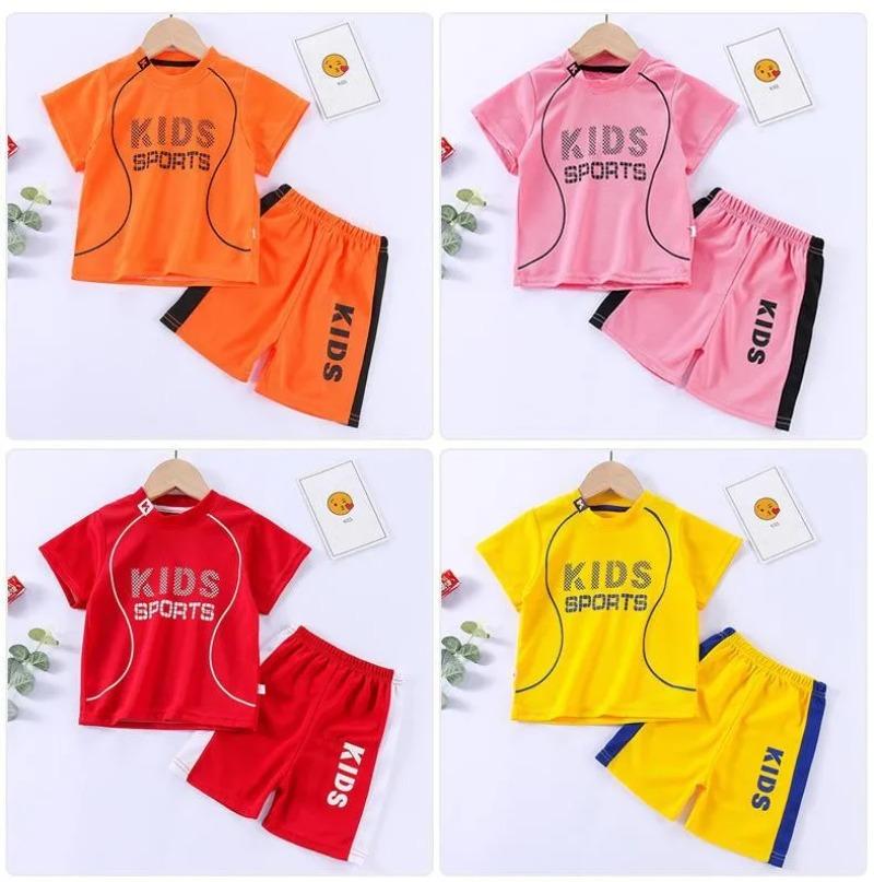Product Introduction of Boys and girls sportswear mesh breathable sports jersey set new 8