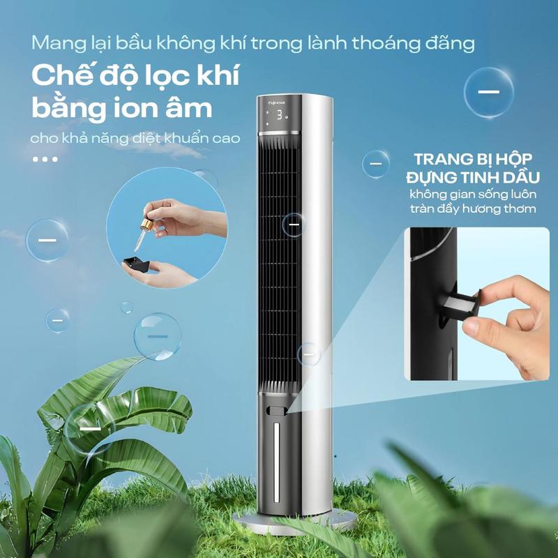 Quạt tháp điều hoà đối lưu tích hợp lọc không khí ionizer Fujihome AC-18LM/ AC-18LE - Bảo hành 24 tháng 8