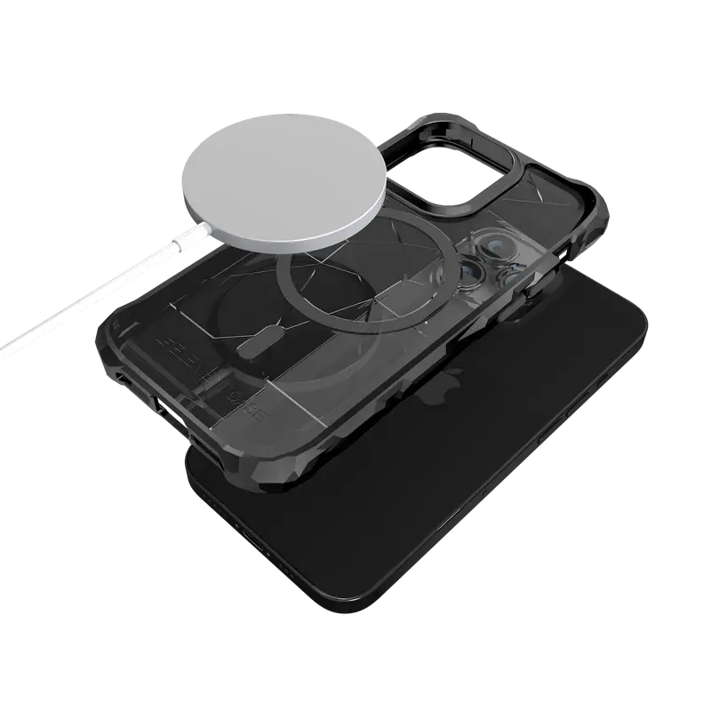 Casing iPhone 14 Pro Max Element Case SPECIAL OPS X5 with MagSafe - Smoke Black 2