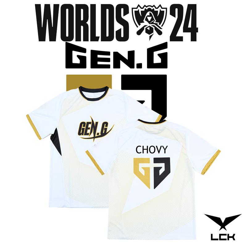 Áo Thun Đồng Phục Đội GENG ESports, Hàng Mới Về, Liên Minh Huyền Thoại Chung Kết Thế Giới, Áo Thi Đấu GG Top 1