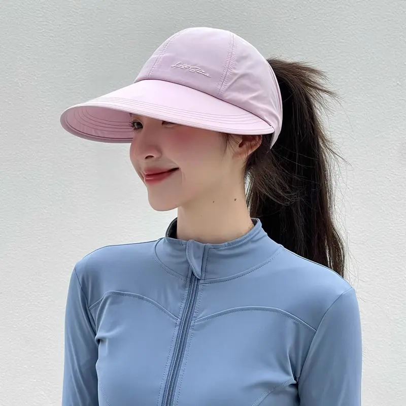 Mũ Chống Nắng Rộng Vành, Dành Cho Nữ Và Nam, Có Chống Tia UV, Mũ Bóng Chày Ngoài Trời, Mũ Mỏ Vịt Nhanh Khô, Lưới Phía Trên, Có Mở Tóc Đuôi Ngựa mũ  lưỡi  trai  nữ mũ  nửa  đầu  nữ 3