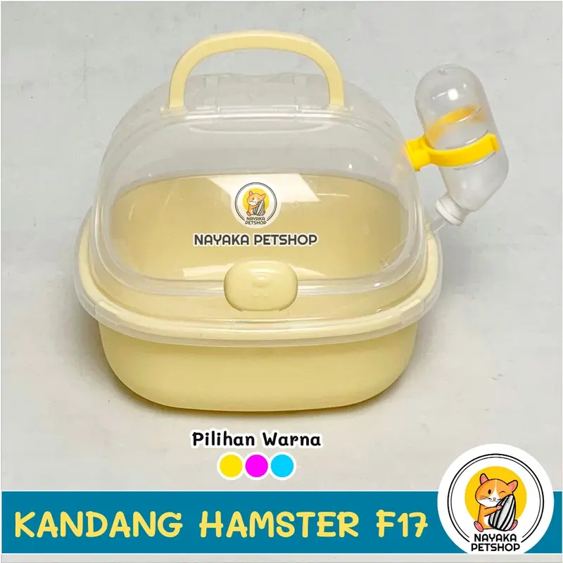 F17 Kandang Hamster Portable Travel Cage Sugar Glider Rumah Mini Tupai Hewan Sarang Box 4