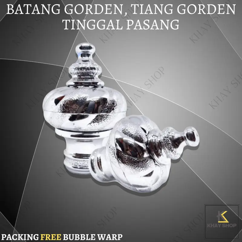 Batang Gorden Fullset Ukuran 50-100-150-200 CM dengan Bracket 2 Fungsi 3