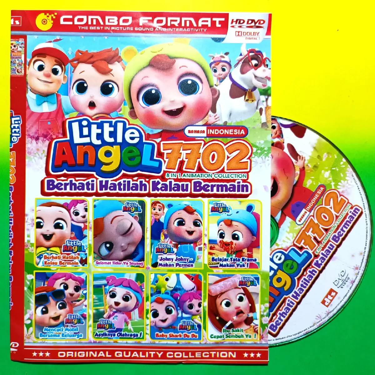 Kaset Film Kartun Anak Koleksi LITTLE ANGEL Terbaru Vol 7702 Bahasa Indonesia