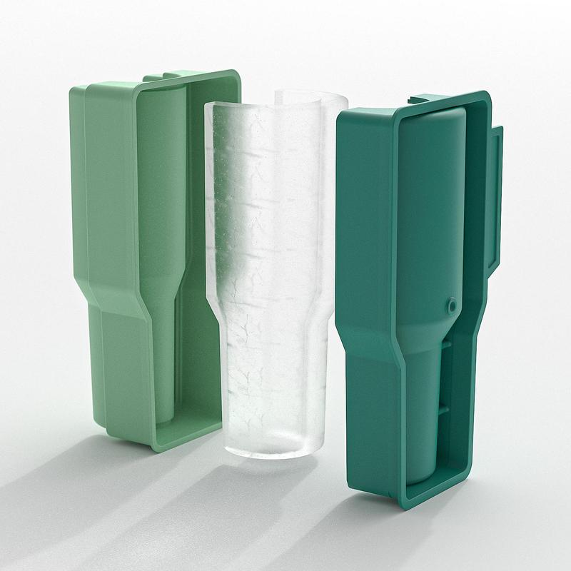 Ice Cube Tray for Stanley Cup, 1 Count Ice Mold for Stanley Cup, Kitchen Ice Cube Tray Compatible with Stanley Cup, Cylinder Ice Cube Mold, Silicone Ice Cube Tray for Tumbler Cup, Whiskey, Freezer 4