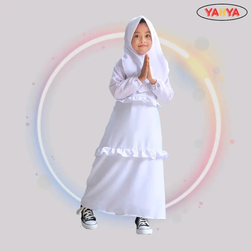 Gamis Anak Putih Terbaru Kekinian Gamis Anak Terbaru 2023 1