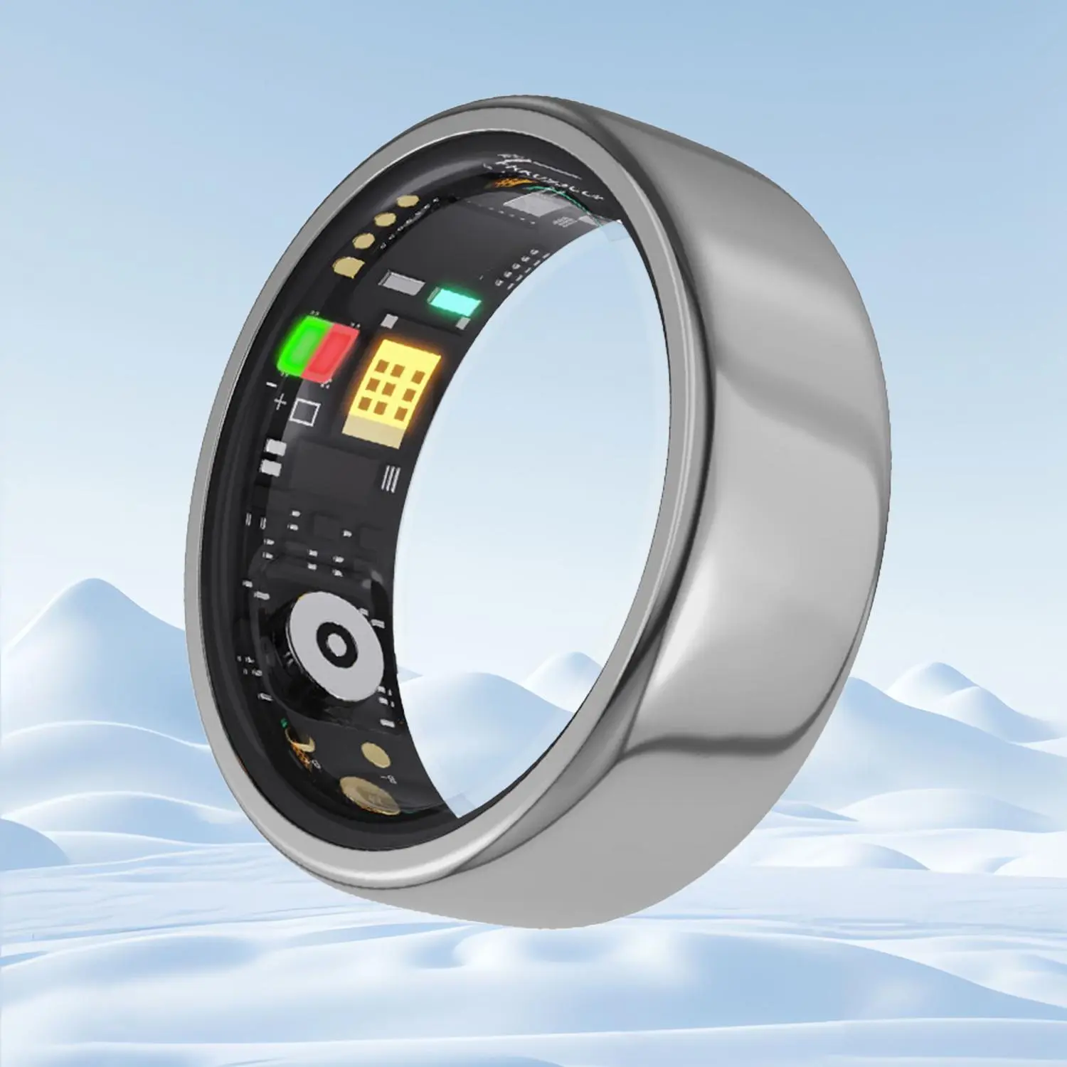 Multifunctional Smart Ring, Rechargeable Fitness Tracker, Waterproof Long Battery Life Smart Fashion Women's Ring Gift, Boyfriend Girlfriend Gift