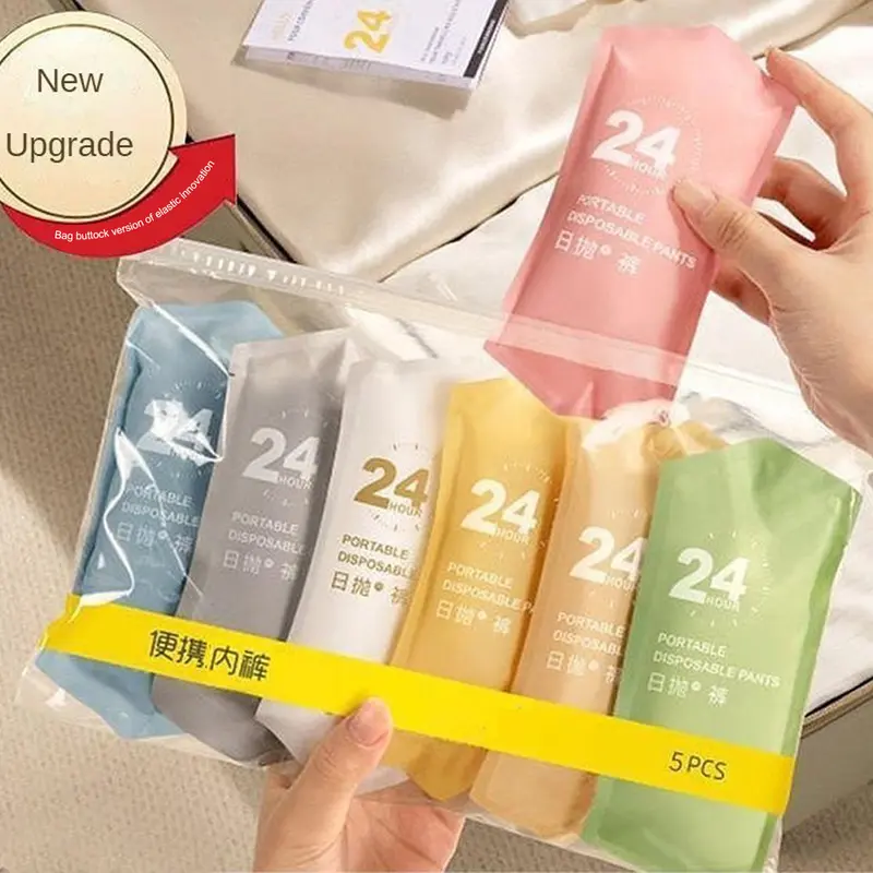 Đồ Lót Dùng Một Lần, 5 Cái / gói, Dành Cho Phụ Nữ Mang Thai, Quần Lót Cotton Mềm Mại, Ngoại Cỡ, Thích Hợp Sau Sinh, Quần Lót Cho Phụ Nữ 0
