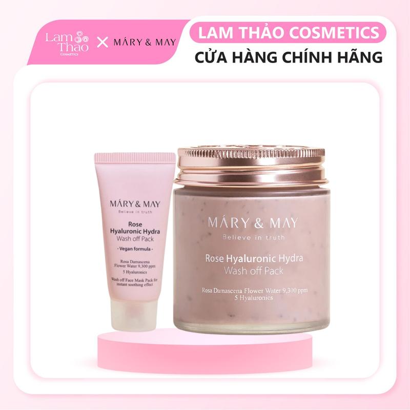 Mặt Nạ Chiết Xuất Hoa Hồng Mary & May Rose Hyaluronic Hydra Skincare