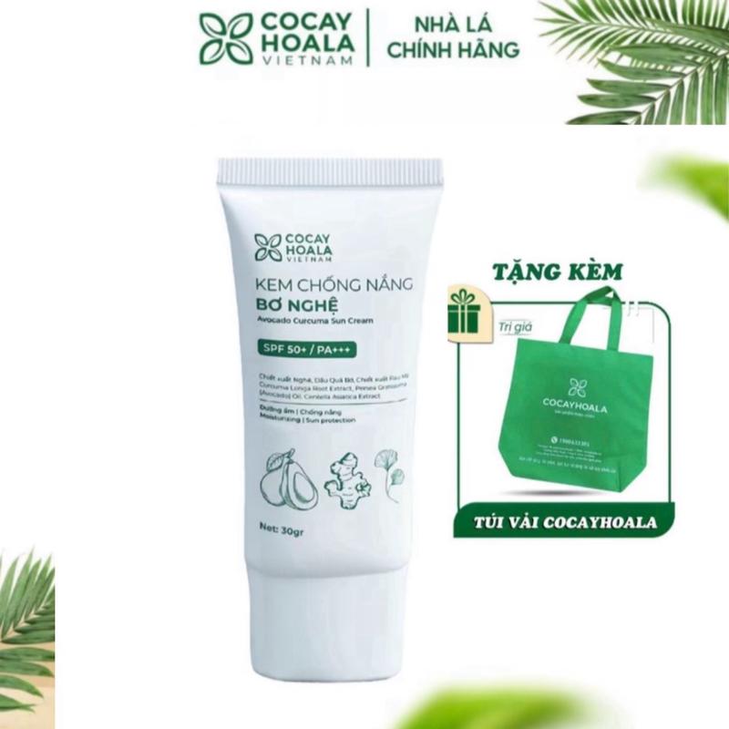 [MẪU MỚI NHẤT] Kem Chống Nắng Bơ Nghệ Cỏ Cây Hoa Lá SPF50/PA+++ Hỗ Trợ Kiềm Dầu Nâng Tone Tự Nhiên Dưỡng Da Se Mịn Lỗ Chân Lông - 30ml Skincare Nữ dưỡng ẩm vitamn c kcn beplain Women Làm Đẹp Da chong nang sữa rửa