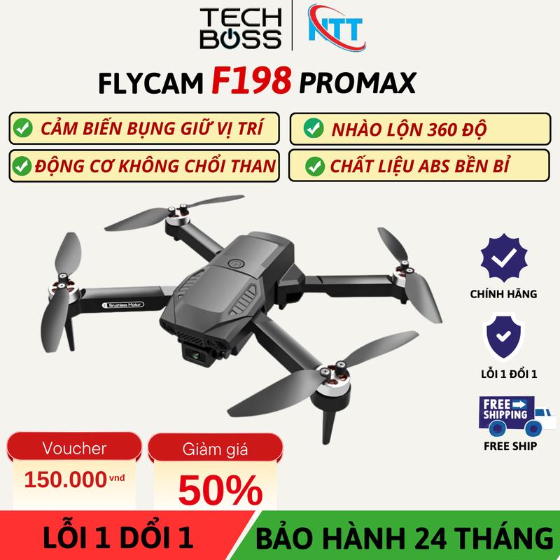 Flycam giá rẻ F198, flycam quốc dân, Động cơ không chổi than bền bỉ mạnh mẽ, Cảm biến bụng giữ vị trí thăng bằng khi bay, Dành cho anh em tập bay ,tập chơi bay trải nghiệm Flycam