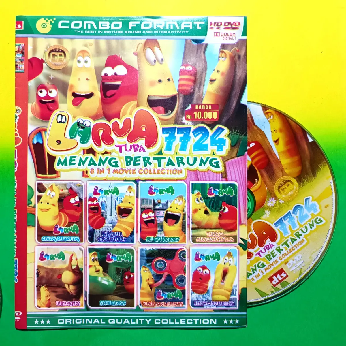 KASET FILM EDUKASI KARTUN ANAK KOLEKSI LARVA VOLUME TERBARU 7724.