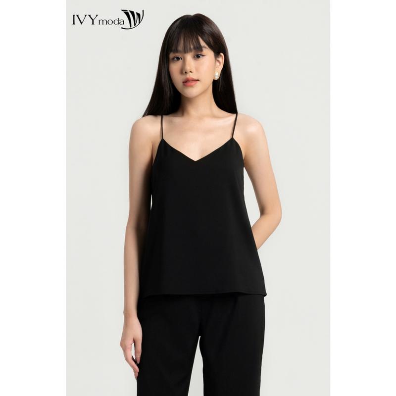 Áo 2 dây cổ V dáng suông nữ IVY moda MS 12M7946