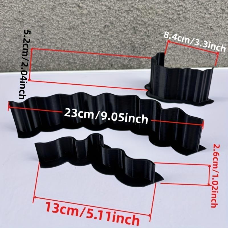 3D Printed Fish Tank Decoration board, 3 Counts/set Artificial Hill Shaped Decoration board, Fish & Shrimp Habitat board, Aquarium Decoration 1
