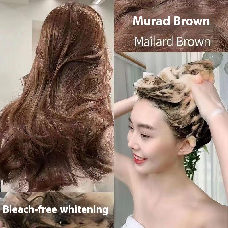 Free Bleach Bubble Blackcurrant Purple Female Hair Dyeing Cream 2025 Dye Your Own Popular Colour Pure Plant New Student Dyeing At Home 3