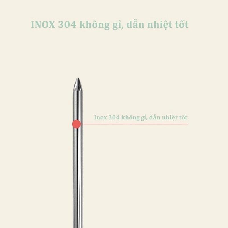 Nhiệt kế đo nước pha sữa, đo nhiệt độ nước, thức ăn Misuta [Sang trọng, chính xác] 2
