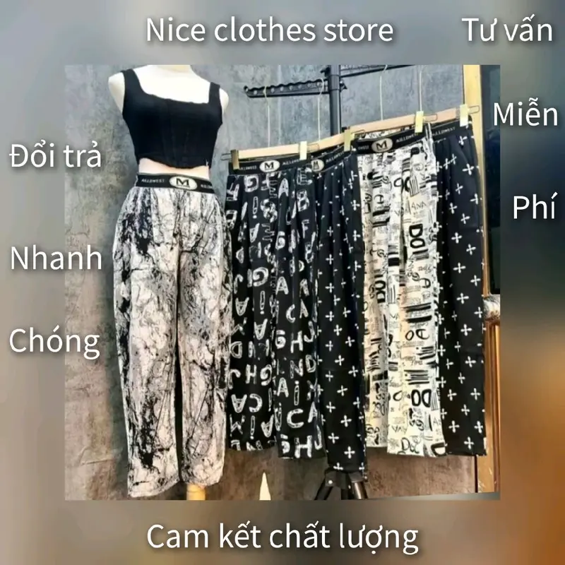 Quần Baggy mặc hè vải lụa Hàn Mango đẹp sai (40_68kg) - BST Xuân hè 4