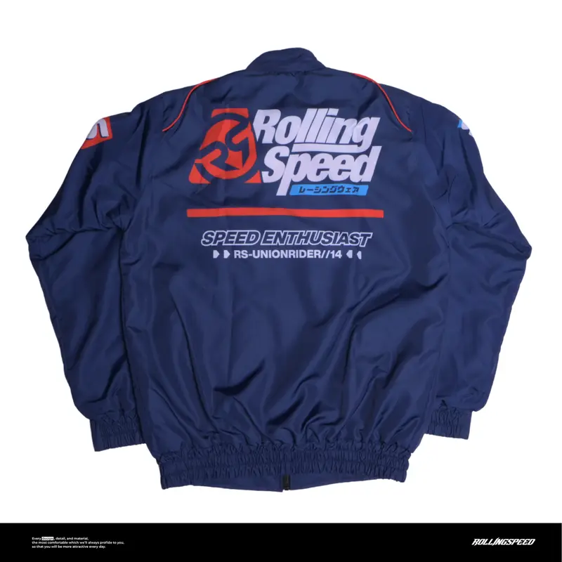 Rollingspeed Class Blue Jacket Nascar | Jaket Motor Biru 1