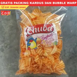keripik singkong chuba balado 125 gram snack makanan ringan cemilan camilan jajanan kiloan grosir murah