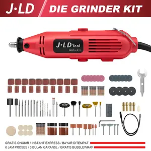PROMO CUCI GUDANG AHIR TAHUN JLD MINI DIE GRINDER 95Pcs set J211 / Gerinda Mini Grafir - Grinda Ukir mesin bor tuner mini grinder die grinder KOREA impor