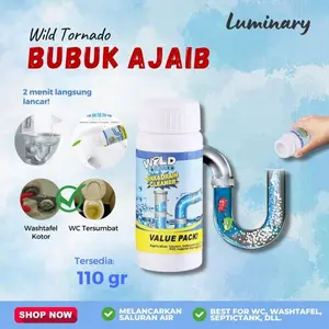WILD TORNADO Pembersih Pipa Toilet Tersumbat/ Anti Mampet Wastafel