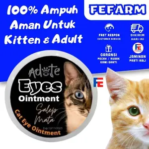 Salep Mata Belekan Berair & Infeksi Mata Adote Kucing Anjing FEFARM