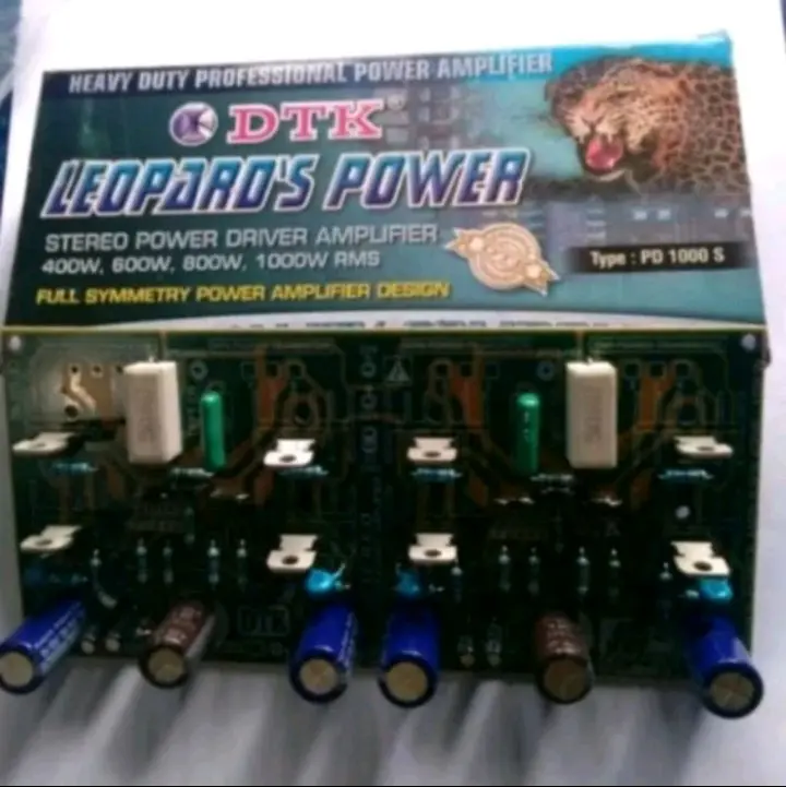 DTK Leopard Stereo Power Driver Amplifier PD 1000 S 0