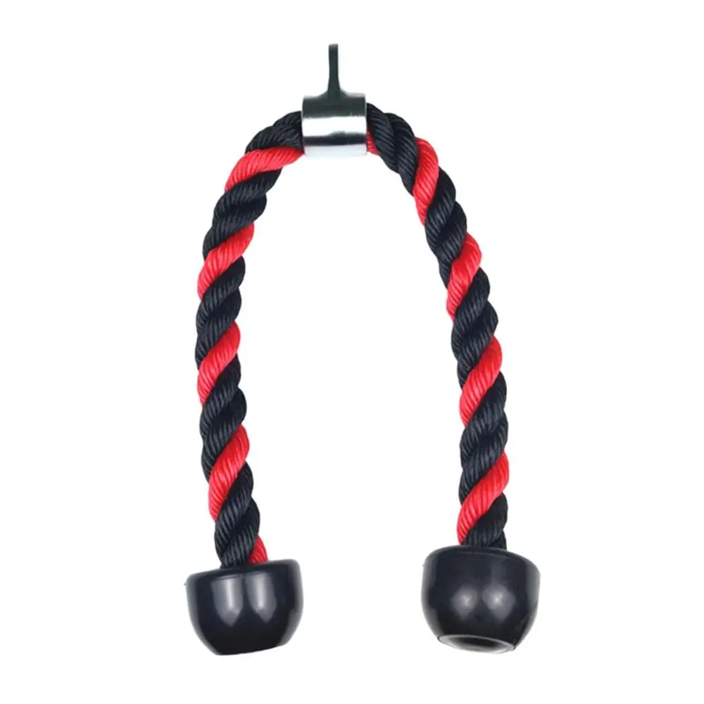 Tricep Rope Pull Down Cable Machine Attachment Strength Training 27" for Gym